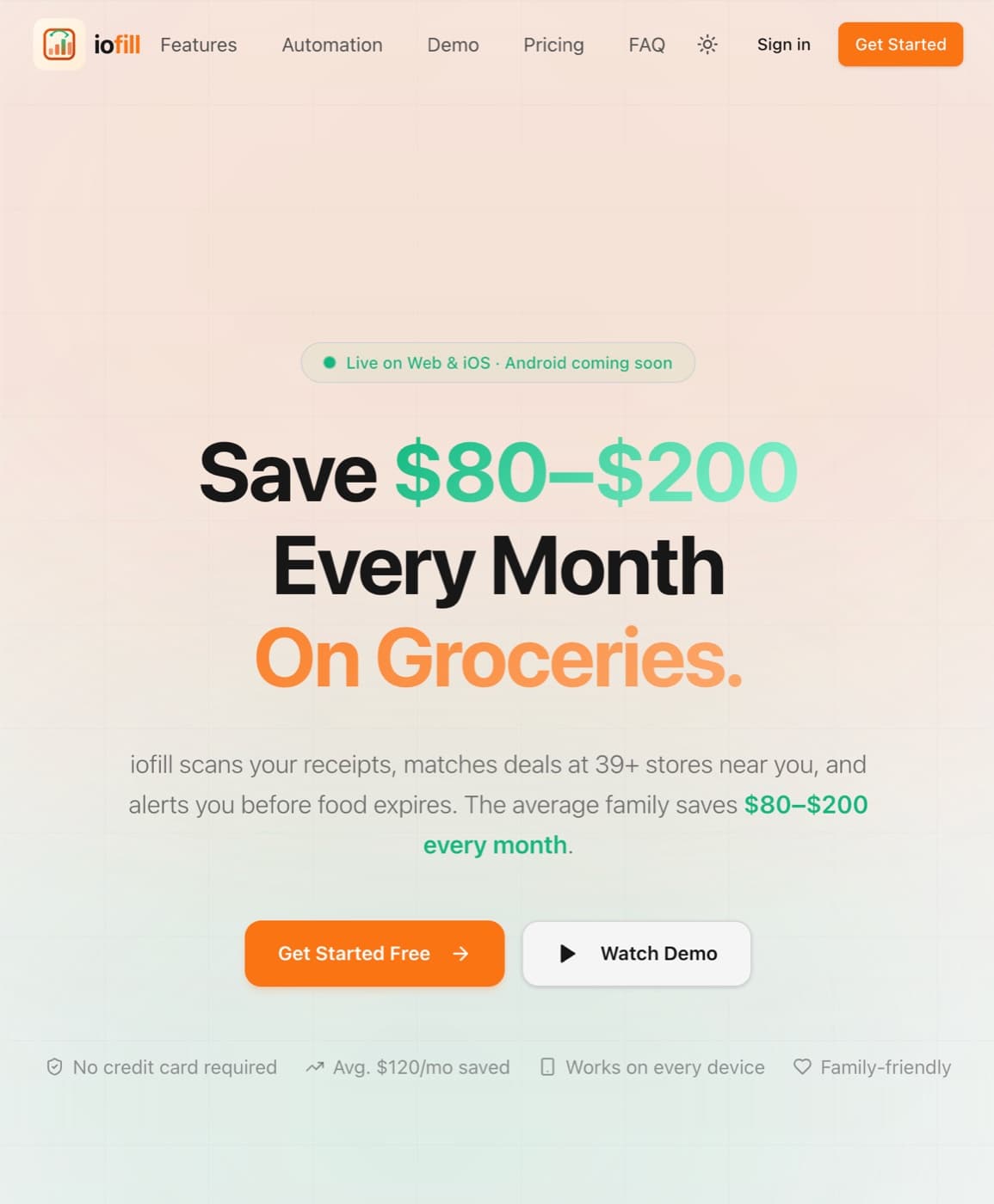 IOFill product screenshot
